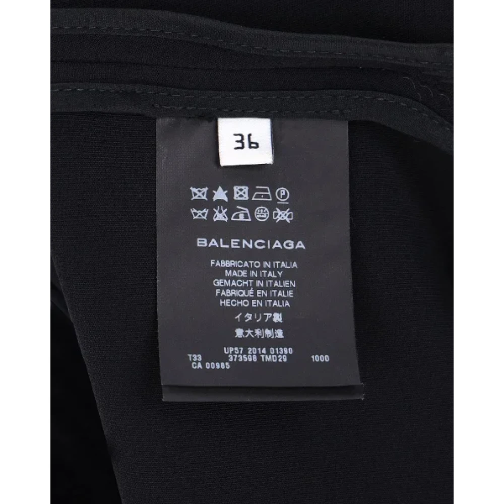 Balenciaga Vintage Pre-owned Polyester tops Black Dames