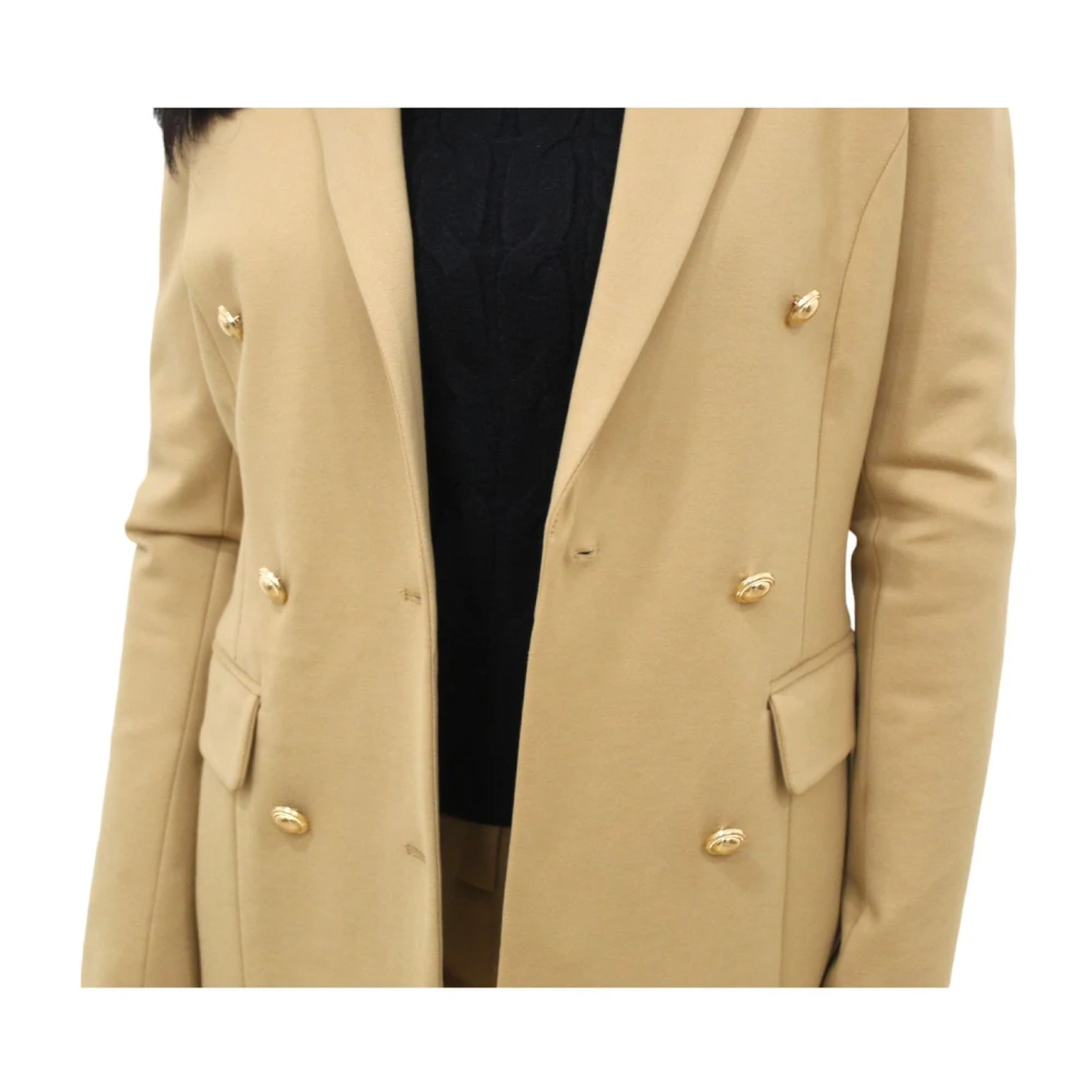 Gaudi Blazer Jas voor Vrouwen Brown Dames