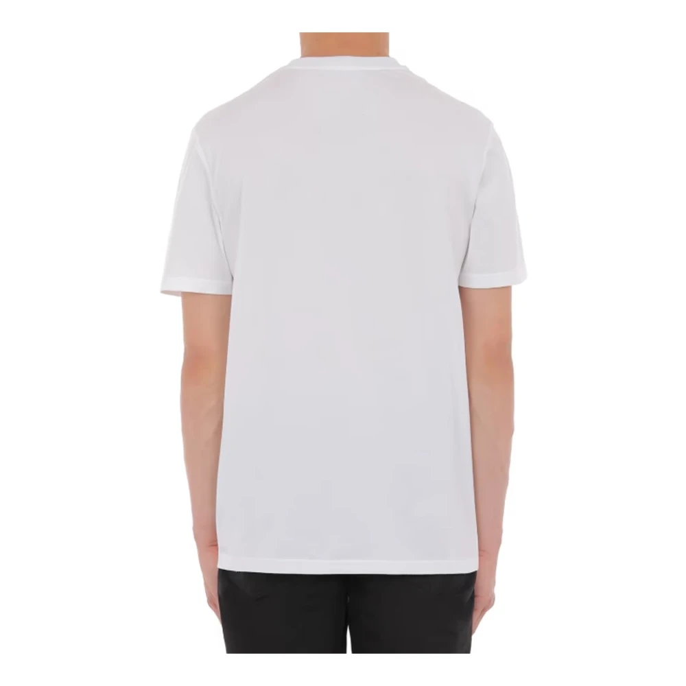 Moschino Witte T-shirt In Love We Trust White Heren