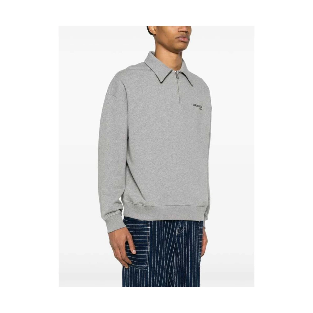 Axel Arigato Remi Half-Zip Sweater Gray Heren
