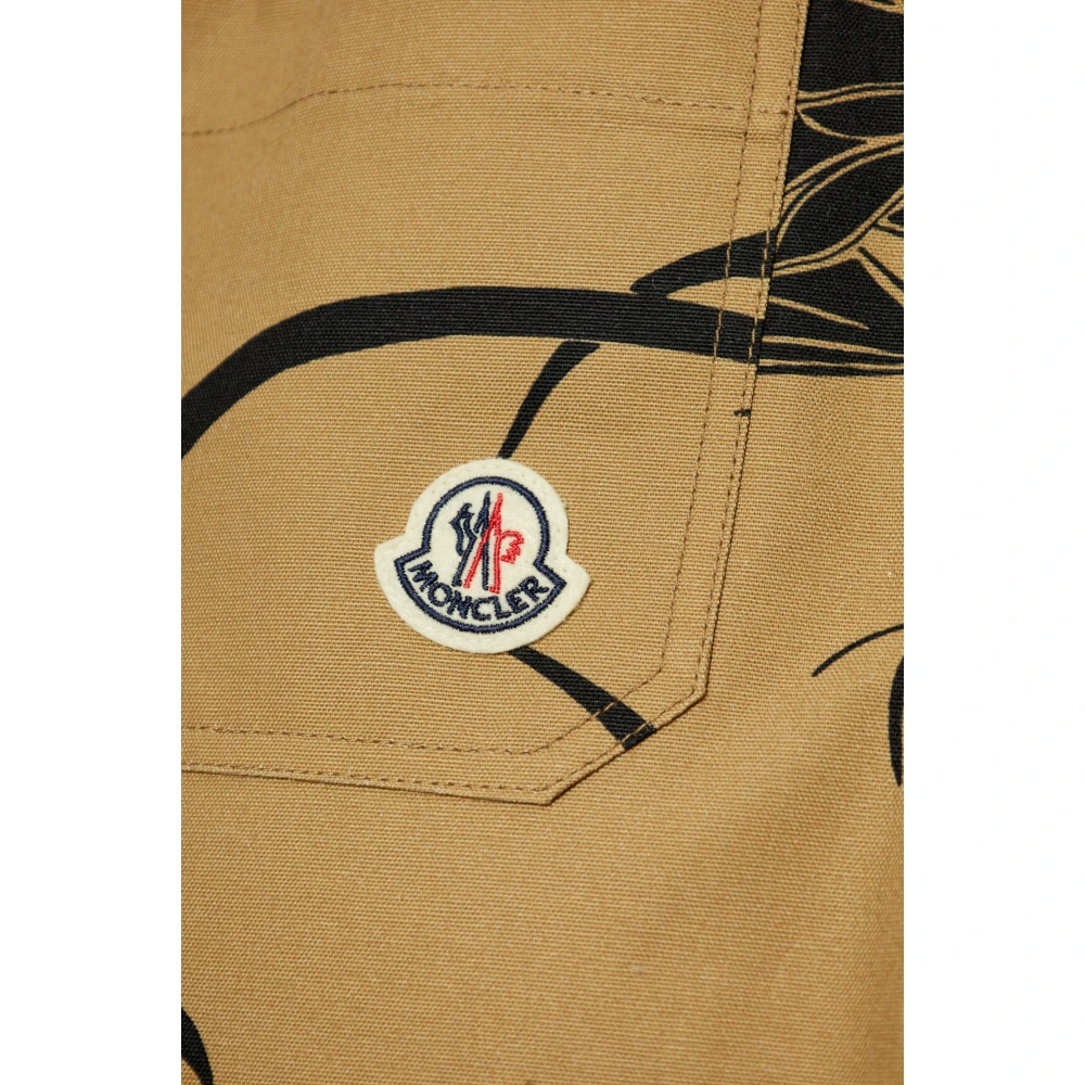 Moncler Gedrukte shorts Beige Dames