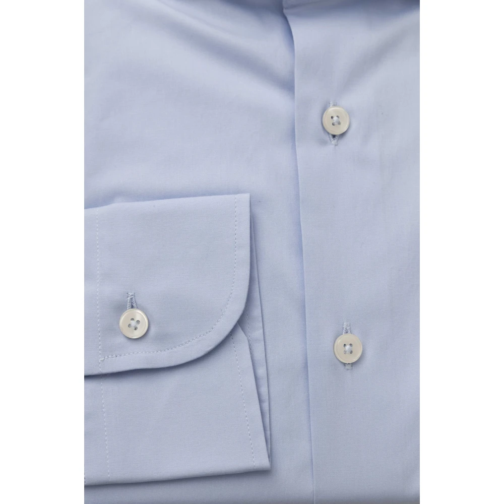 Bagutta Slim Fit Franse Kraag Overhemd Blue Heren