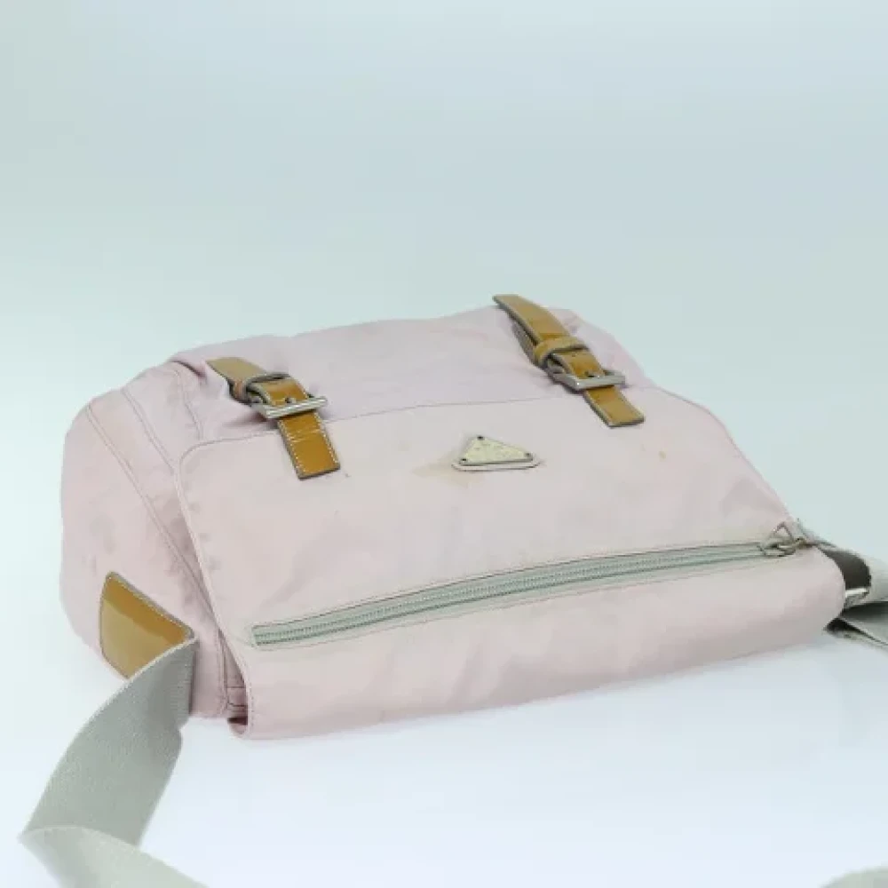 Prada Vintage Pre-owned Fabric shoulder-bags Pink Dames