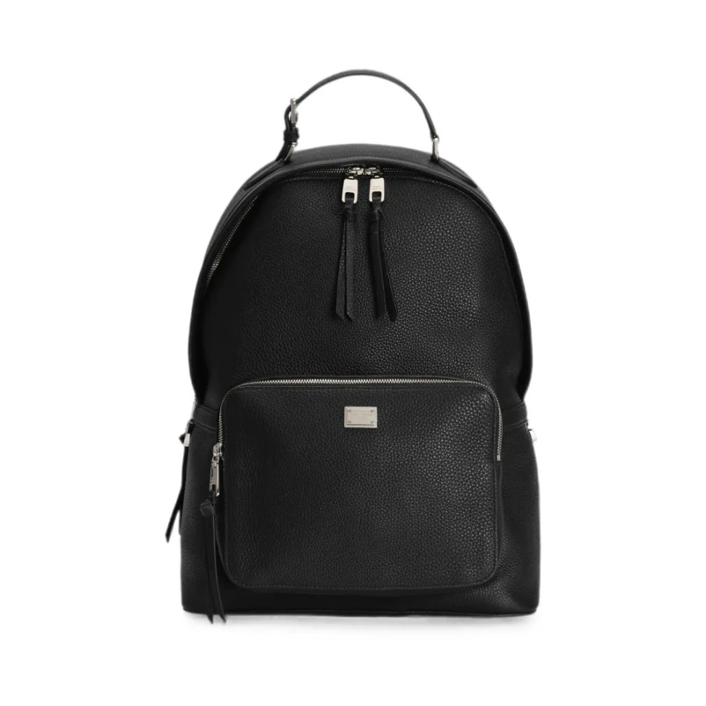 Dolce & Gabbana , Backpacks, Male, Black, One Size, Vittoria Backpack
