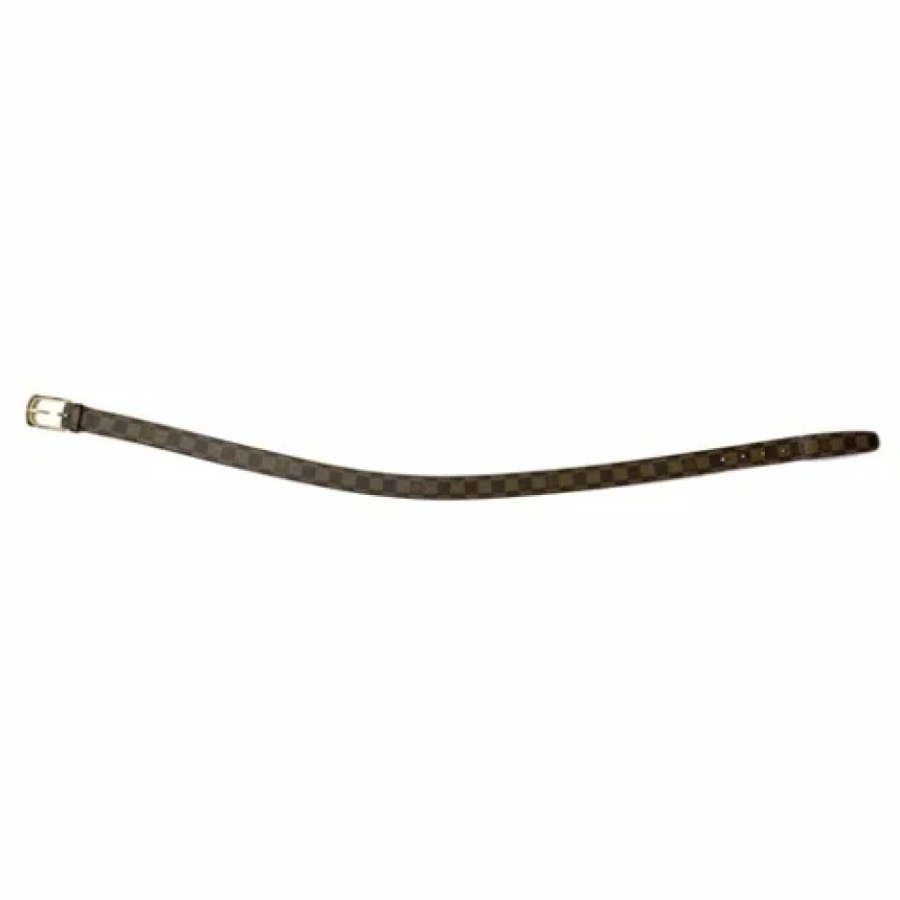 Louis Vuitton Vintage Pre-owned Canvas belts Brown Dames