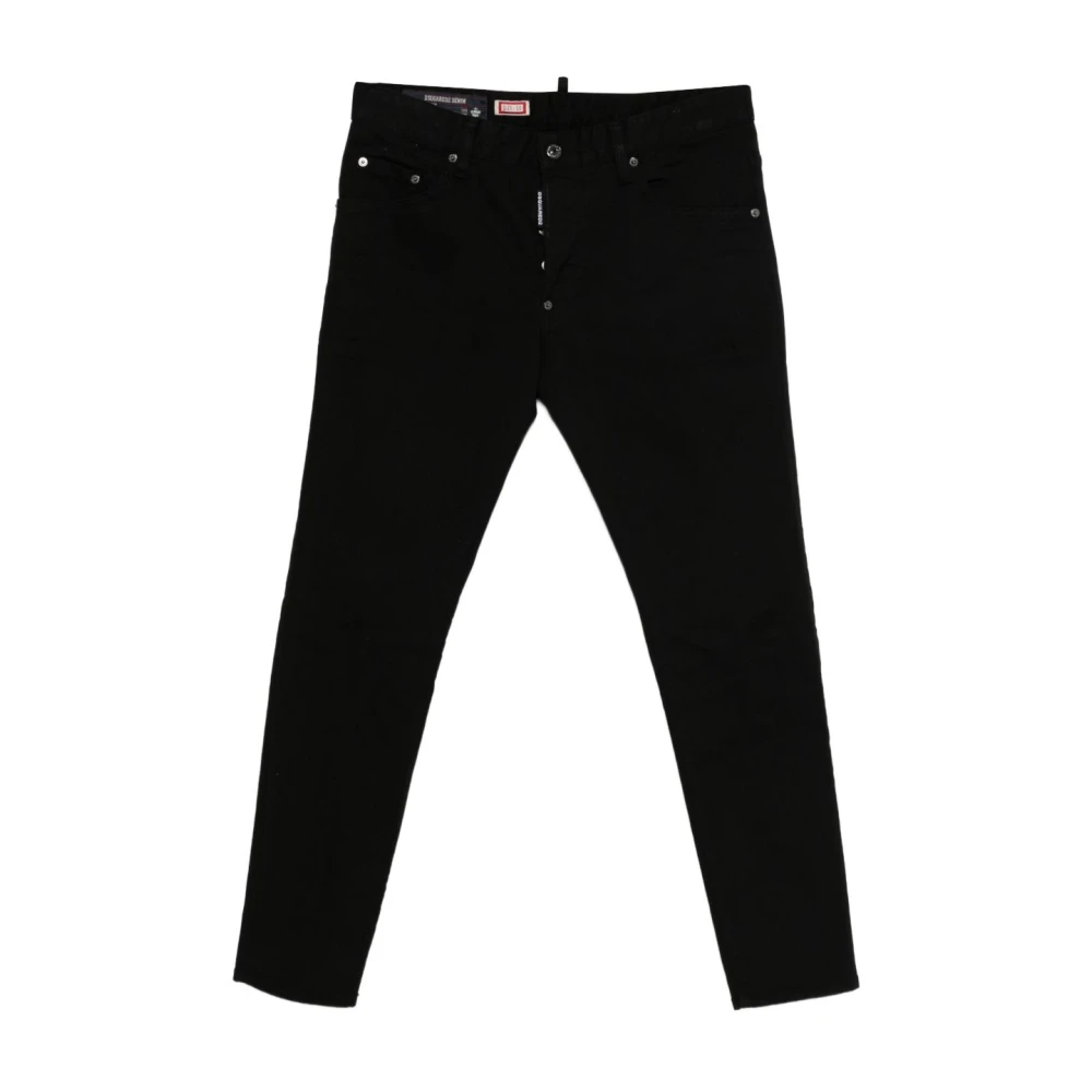 Dsquared2 Men's Black Slim Fit Jeans, 3XL, Skater Jeans