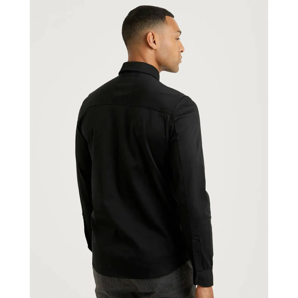 Chasin Lange mouw overhemd Black Heren