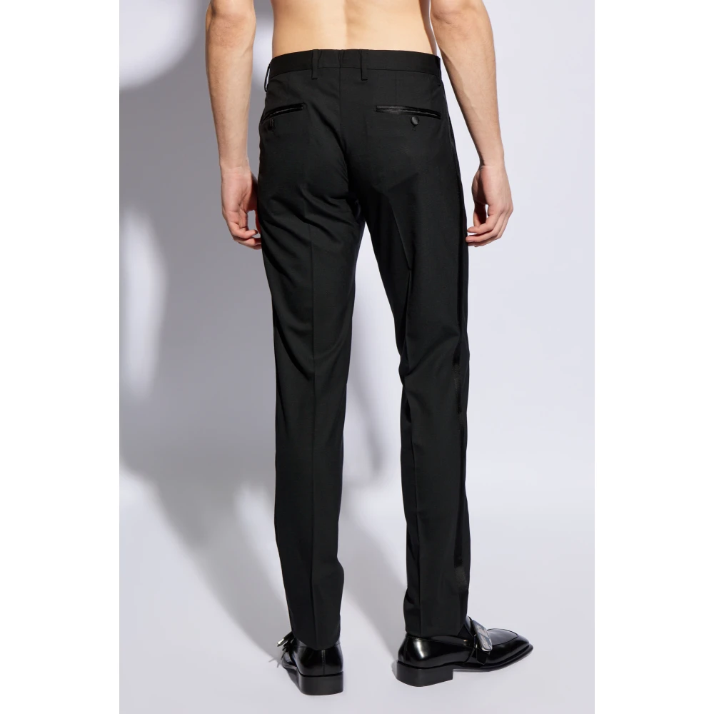 Dolce & Gabbana Zijstreep broek Black Heren