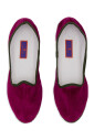 chaussures-en-velours-fuchsia-unies-pour-femmes-avec-des-details-contrastants