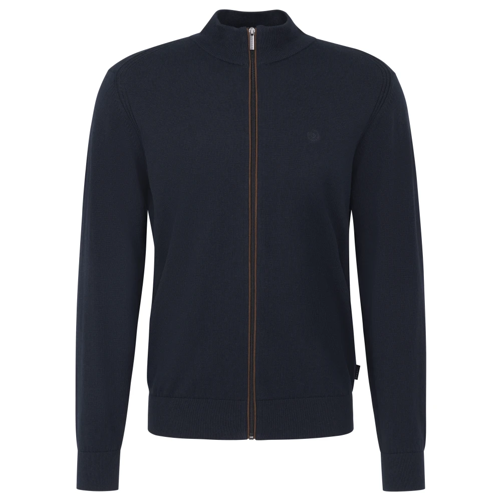 Bugatti Stijlvolle Cardigan Sweater Blue Heren