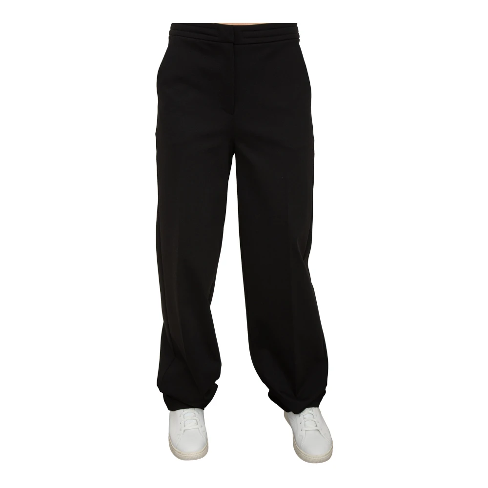 Patrizia Pepe Donna Nero Pantaloni Neri Stilosi Alla Moda Trendy