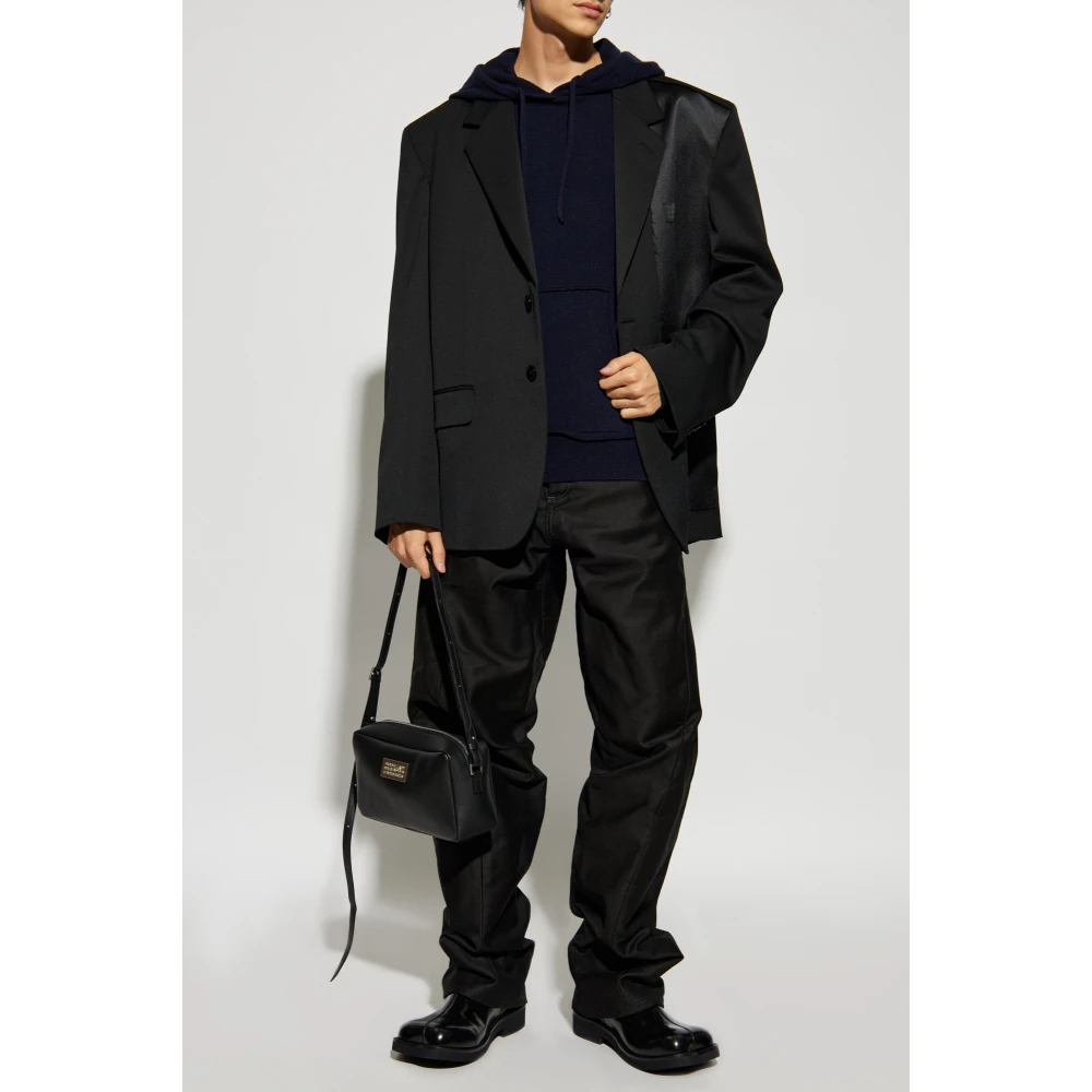 Maison Margiela Wollen sweatshirt Blue Heren