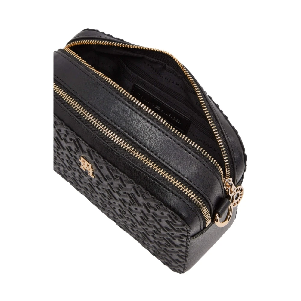 Tommy Hilfiger Zwarte Cross Body Cameratas Black Dames