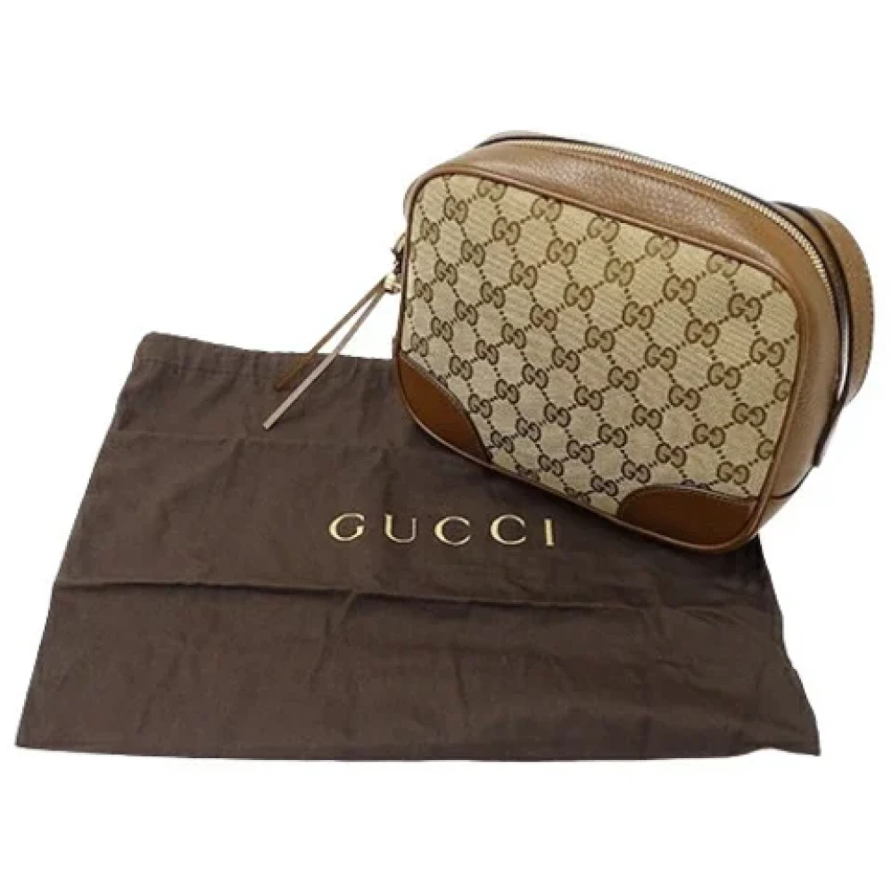 Gucci Vintage Pre-owned Canvas gucci-bags Brown Dames