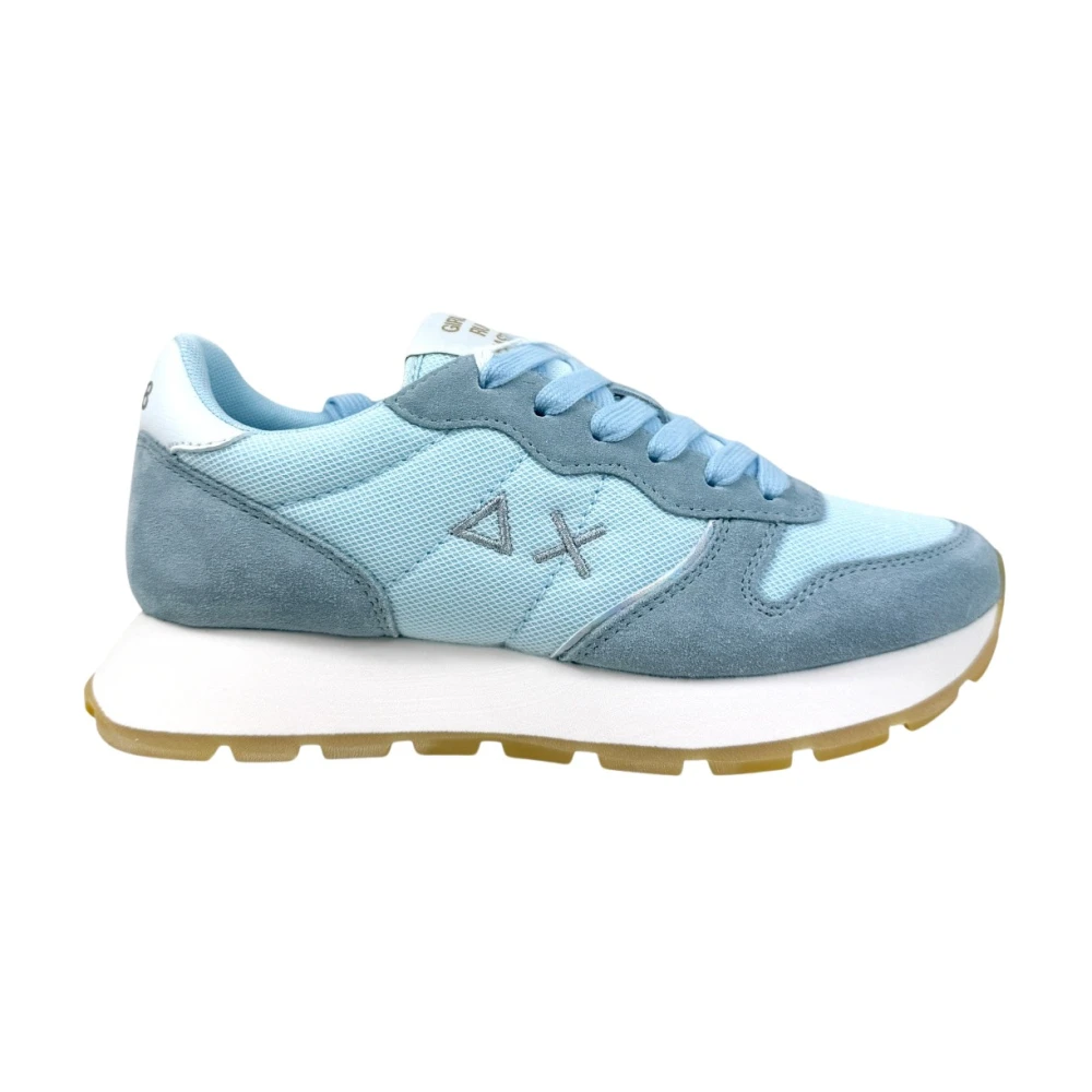 Sun68 Ally Glitter Textile Sneaker Dames Schoenen Blauw