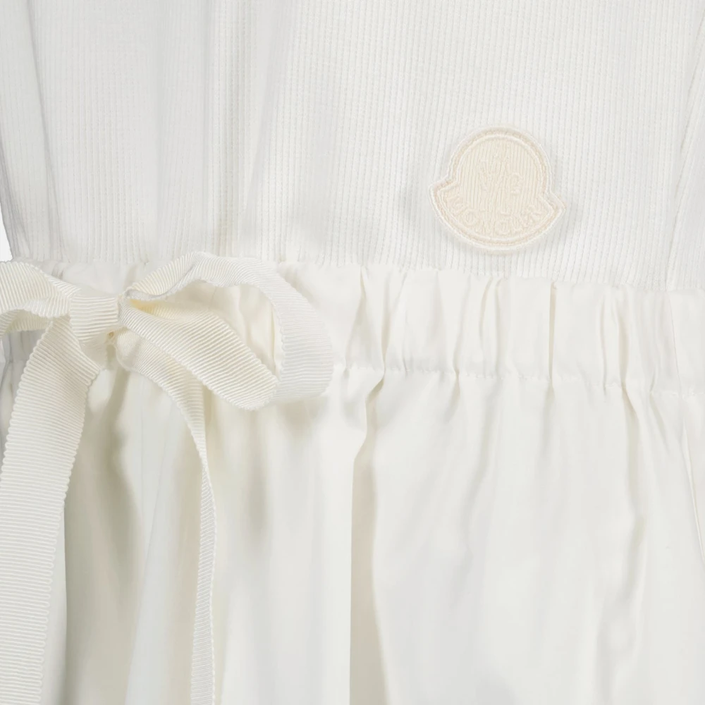 Moncler Lange jurk voor vrouwen White Dames