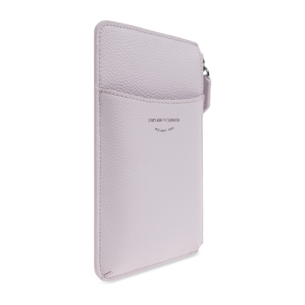 Emporio Armani Portemonnee met telefoonvak Pink Dames