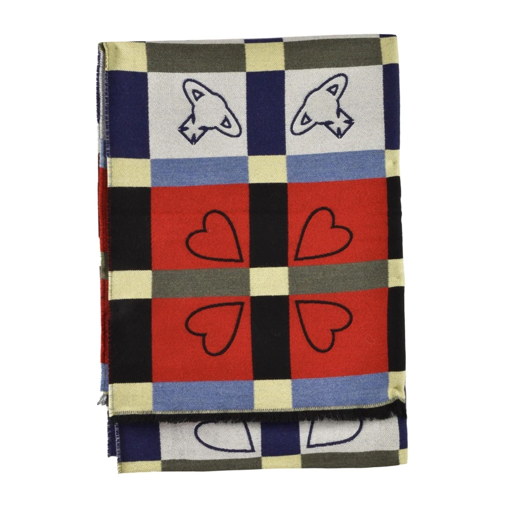 Vivienne Westwood Wol Zijde Sjaal Multicolor Dames