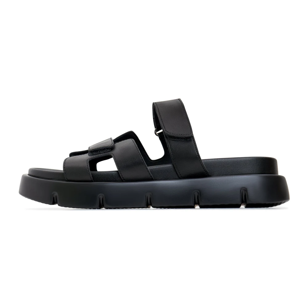 Cesare Gaspari Elegant Platform Mules - Svart Black, Dam