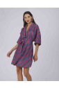 robe-rayee-multicolore-avec-ceinture