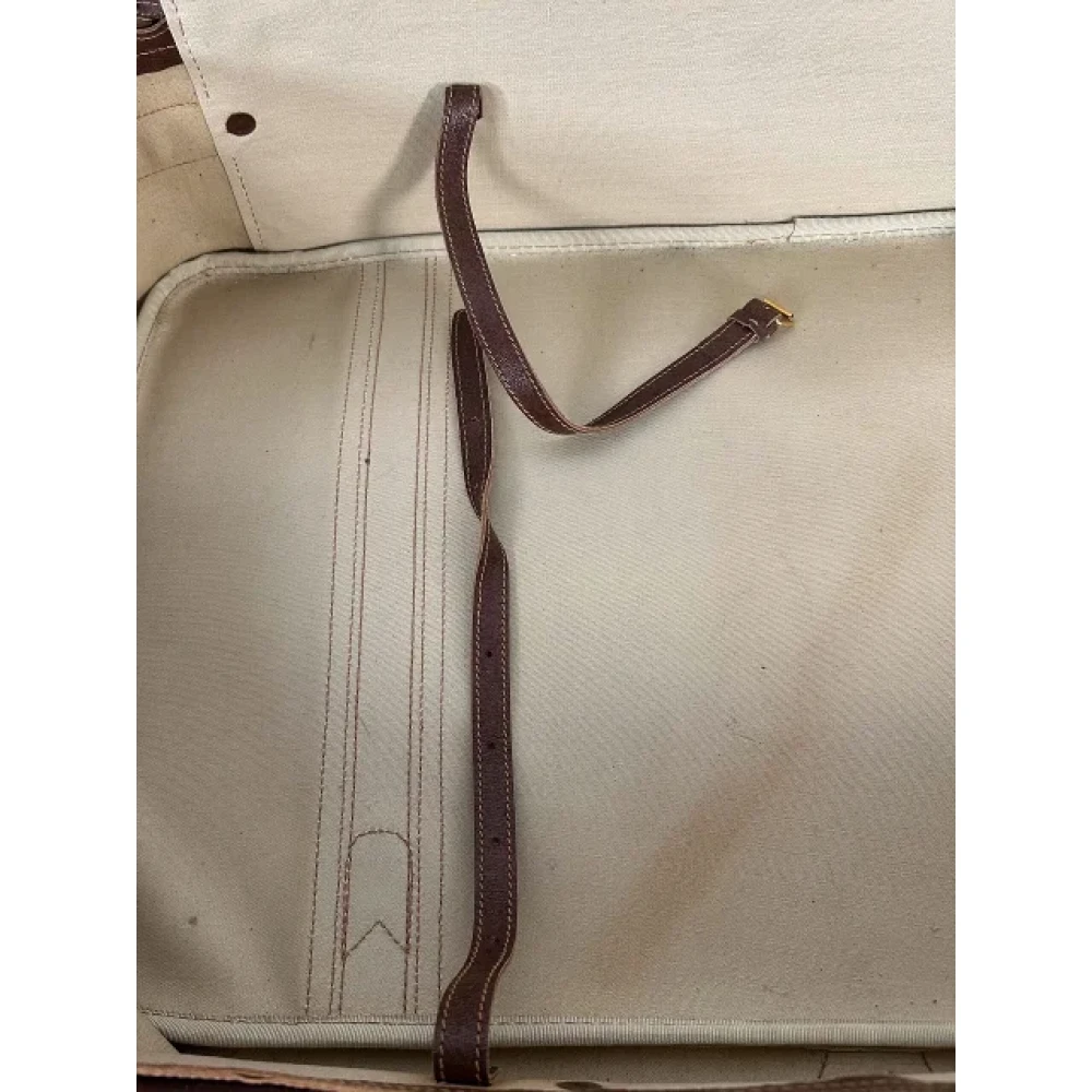 Gucci Vintage Pre-owned Canvas travel-bags Brown Dames