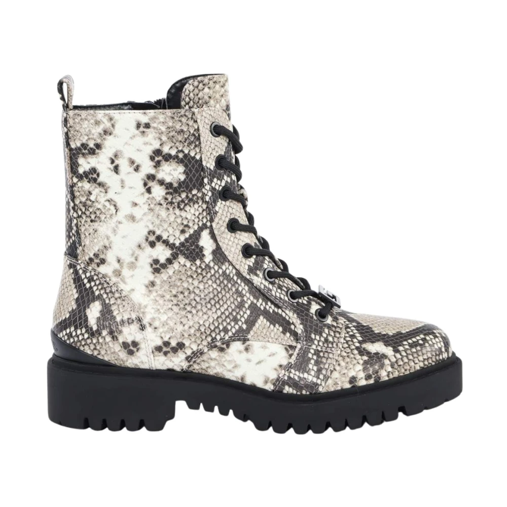 Guess Donna Bianco Stivaletti Da Anfibio - Immagine 2