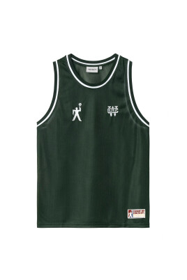 green-graphic-print-tank-top