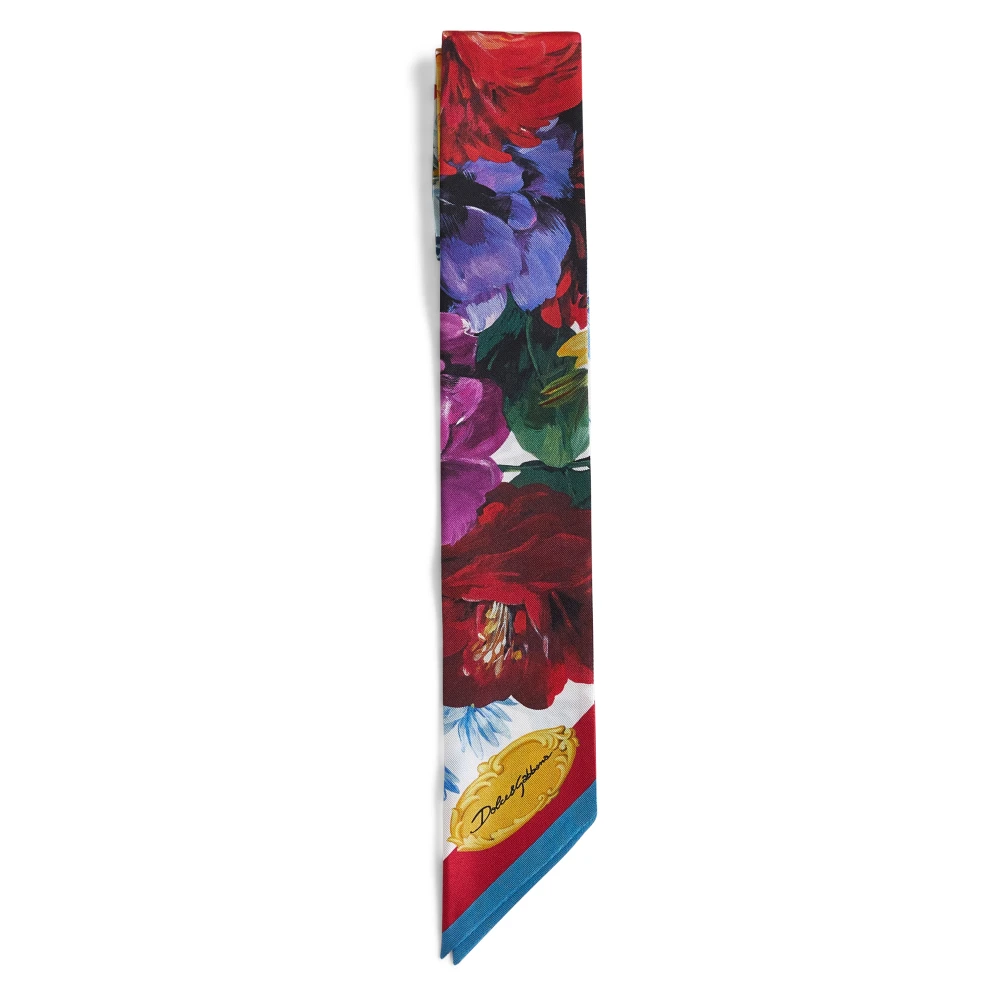 Dolce & Gabbana Women's Silk Flower Bouquet Scarf