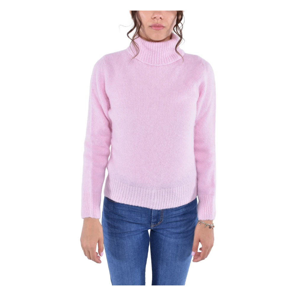 Kangra Alpaca Wol Coltrui Pink Dames