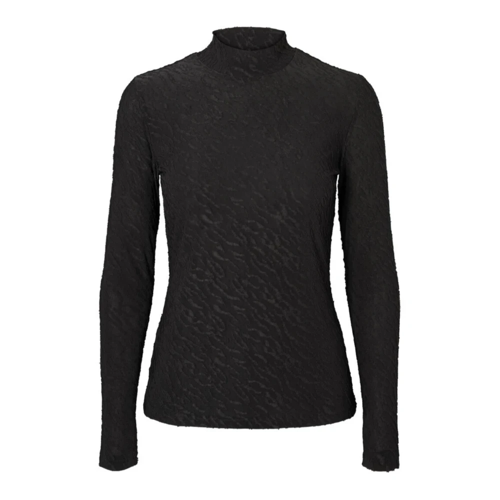 RUE de Femme Zwarte Rollneck Topper Black Dames