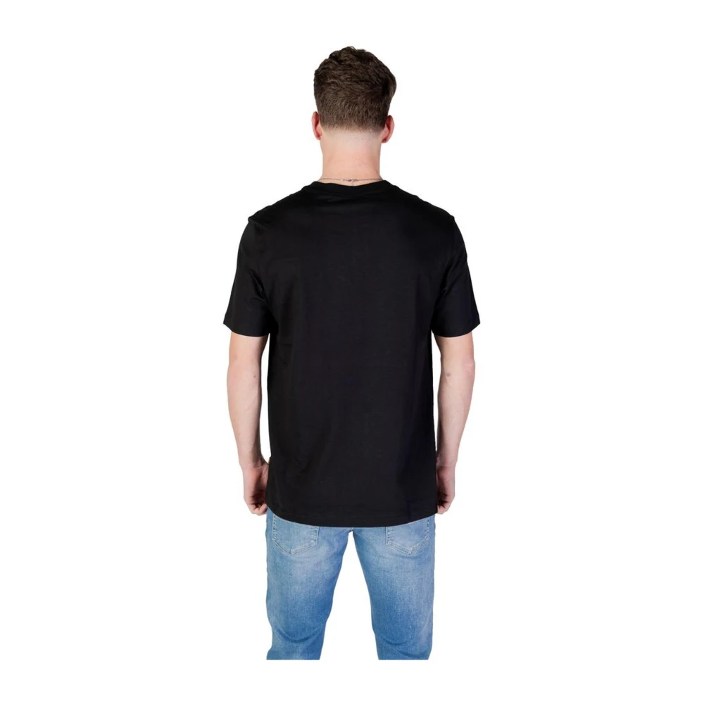 Hugo Boss Korte mouw katoenen T-shirt collectie Black Heren