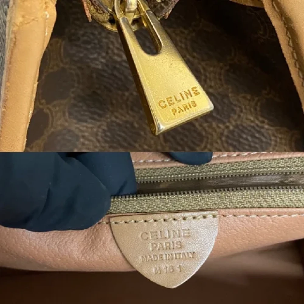 Celine Vintage Pre-owned Leather celine-bags Brown Dames