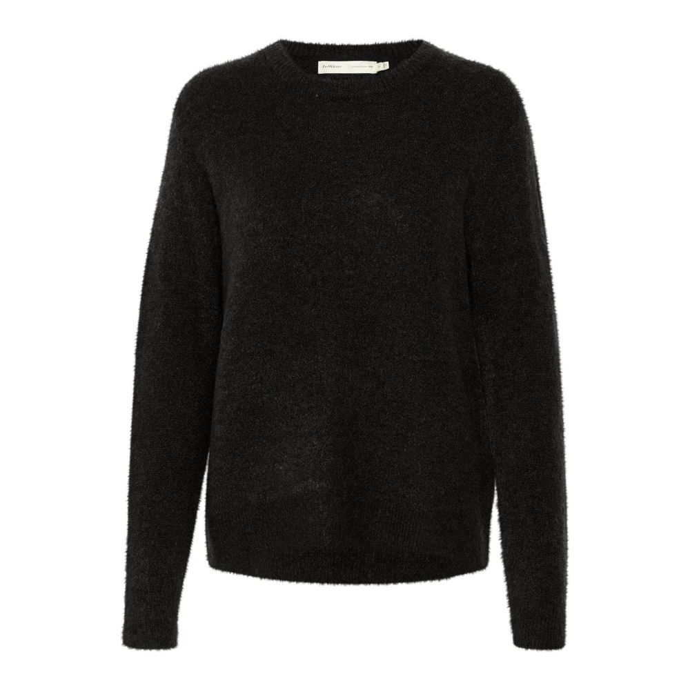 InWear Zwarte Gebreide Pullover Harrietiw Stijl Black Dames