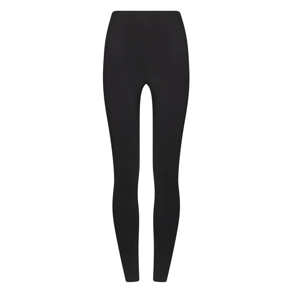 Wolford Svarta Scuba Leggings Black, Dam