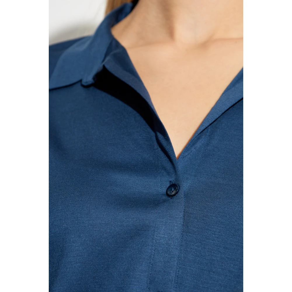 Hanro Shirt Grand Central Blue Dames