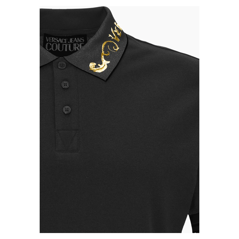 Versace Jeans Couture T-shirts en Polos Black Heren