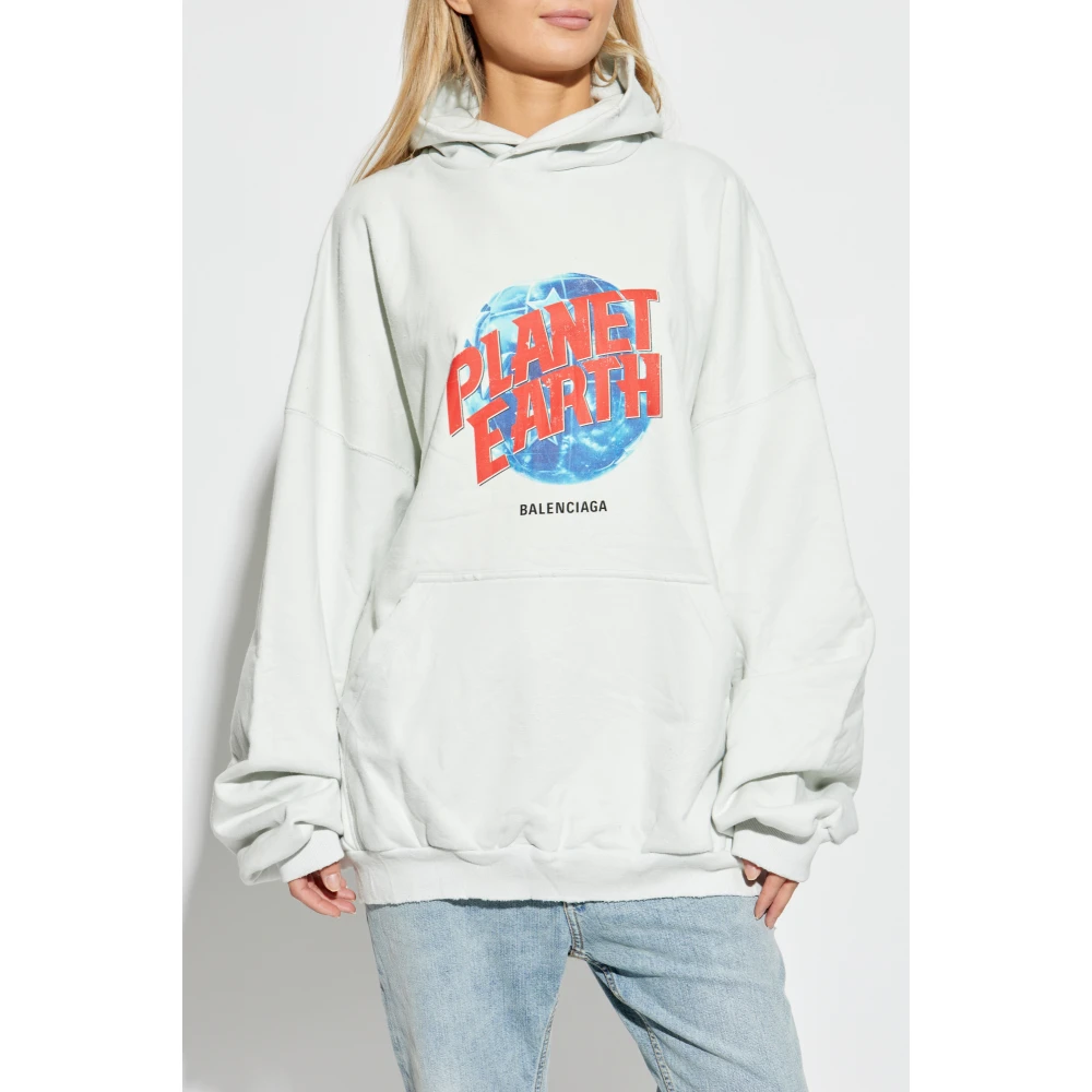 Balenciaga Hoodie Gray Unisex