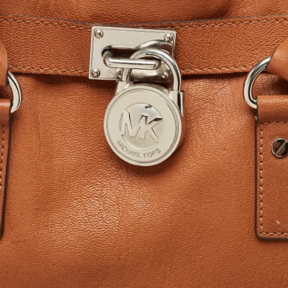Michael Kors Pre-owned Leather totes Brown Dames