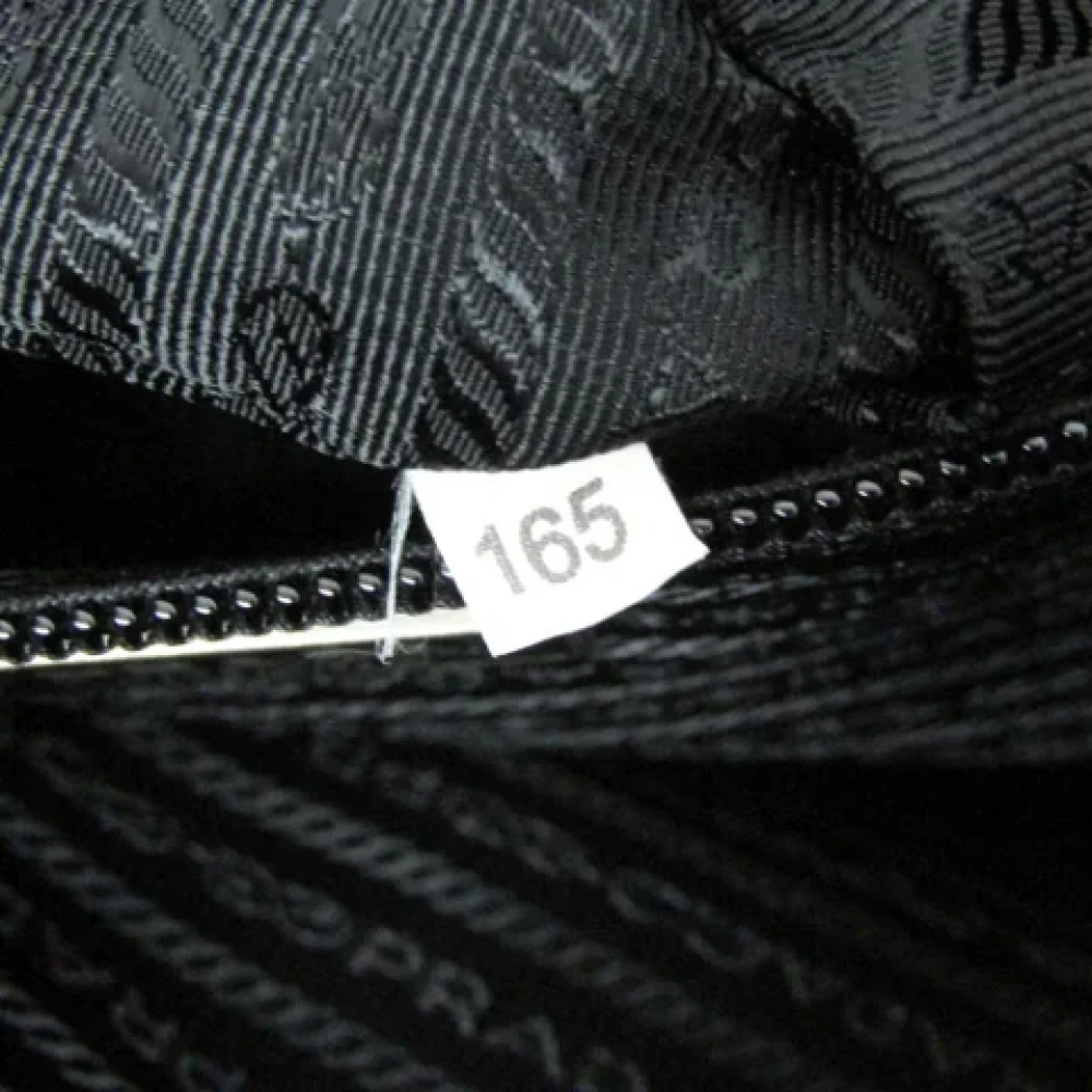 Prada Vintage Pre-owned Canvas prada-bags Black Dames