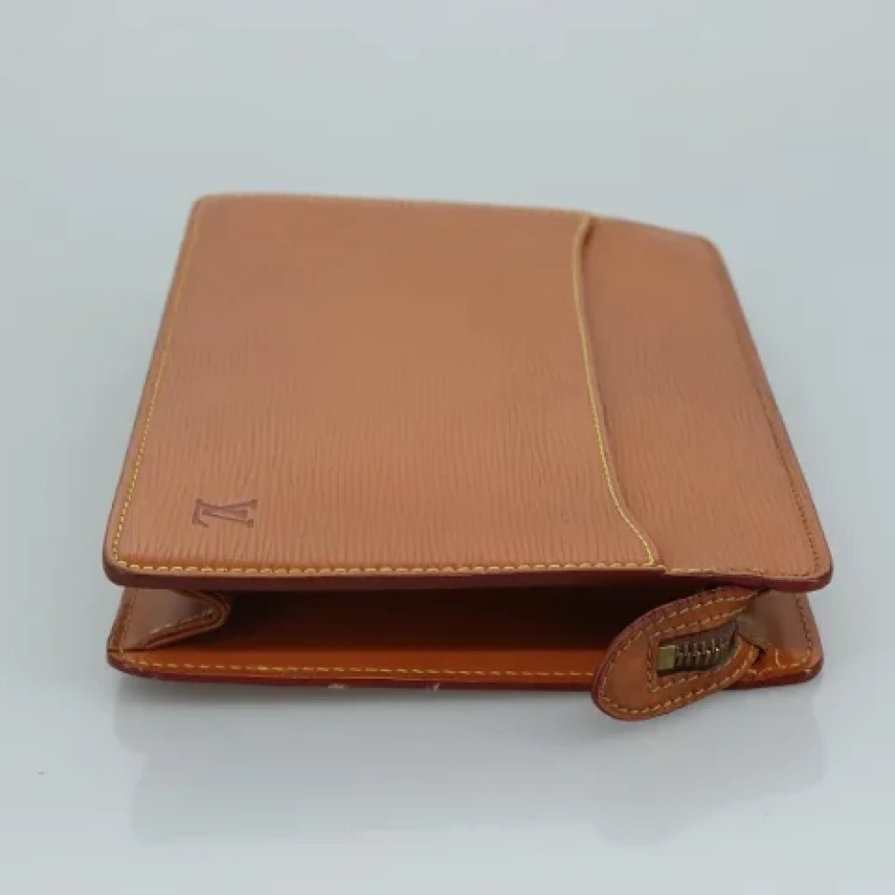 Louis Vuitton Vintage Pre-owned Leather clutches Brown Dames