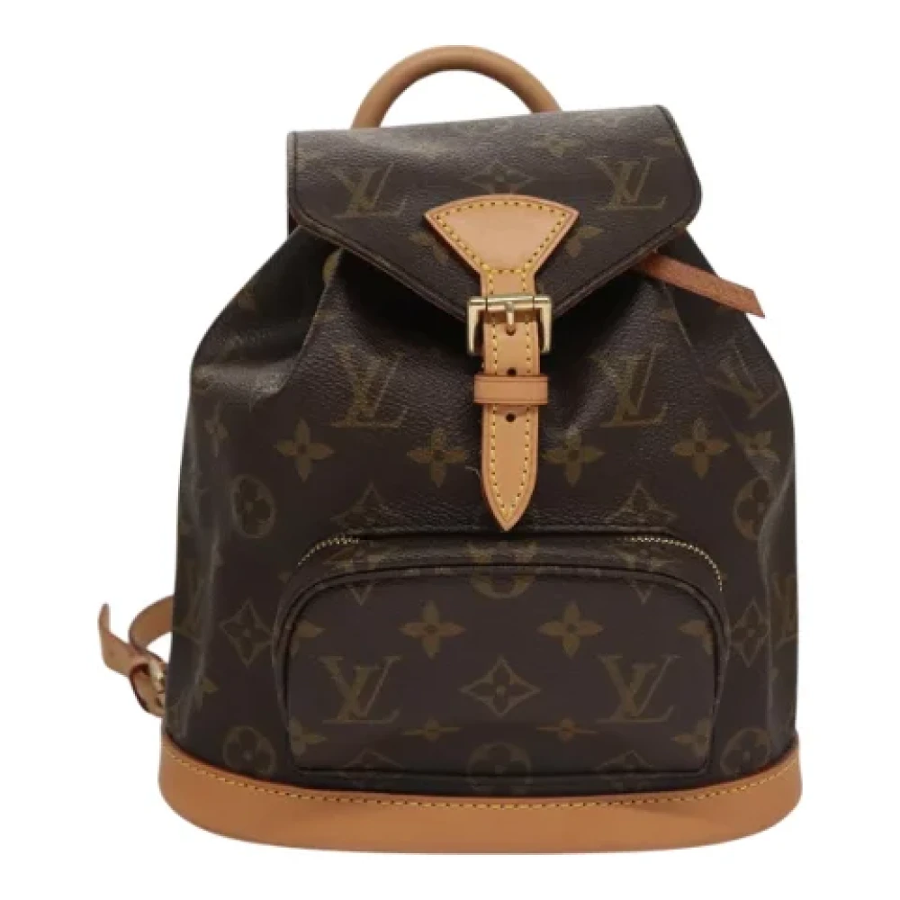 Louis Vuitton Vintage Pre-owned Canvas backpacks Brown Dames