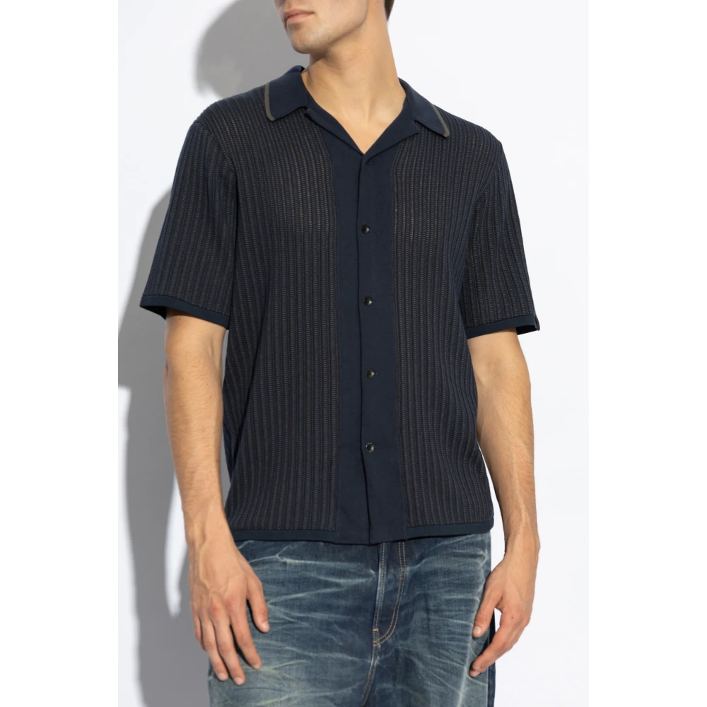 Rag & Bone Campi Shirt Blue Heren