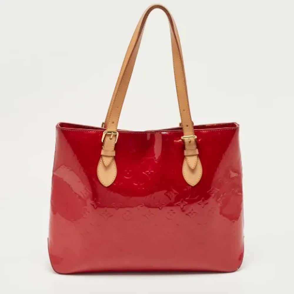 Louis Vuitton Vintage Pre-owned Leather totes Red Dames