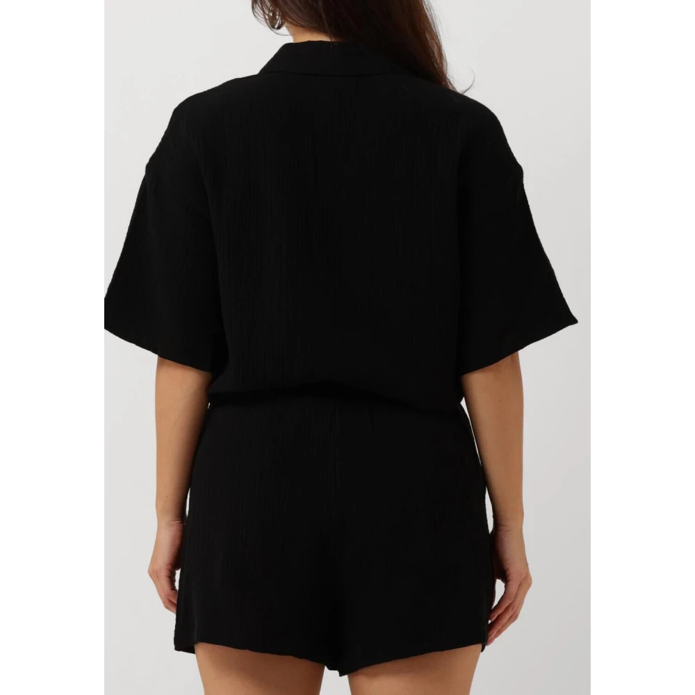 Object Tijdloze Zwarte Blouse Black Dames