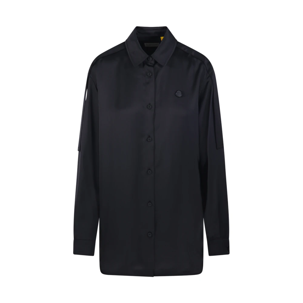 Moncler Women's Black Ee72 Logo Shirt