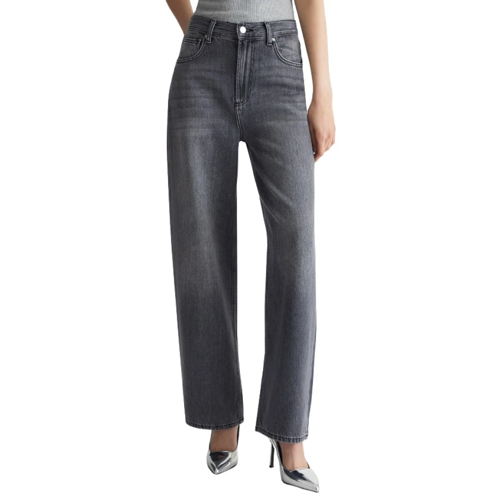 Liu Jo Blauwe Denim Jeans in Grijs Gray Dames