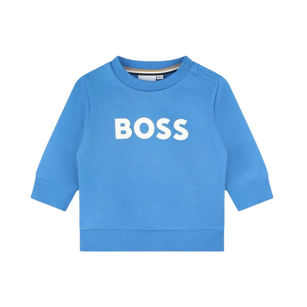 Hugo Boss Tryckt Sweatshirt Blue, Pojke