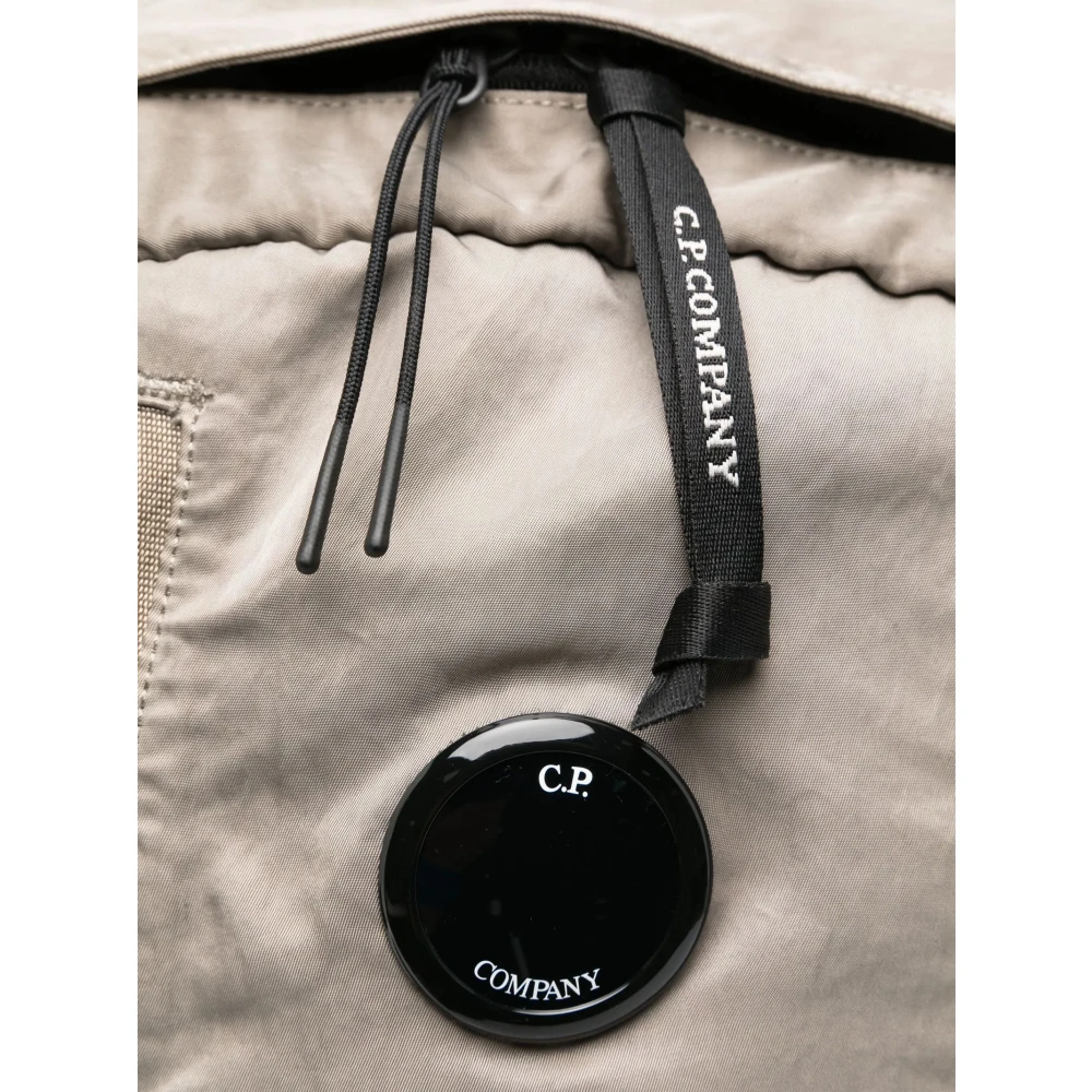 C.P. Company Beige Rugzak met Rits en Ringhandvat Gray Heren