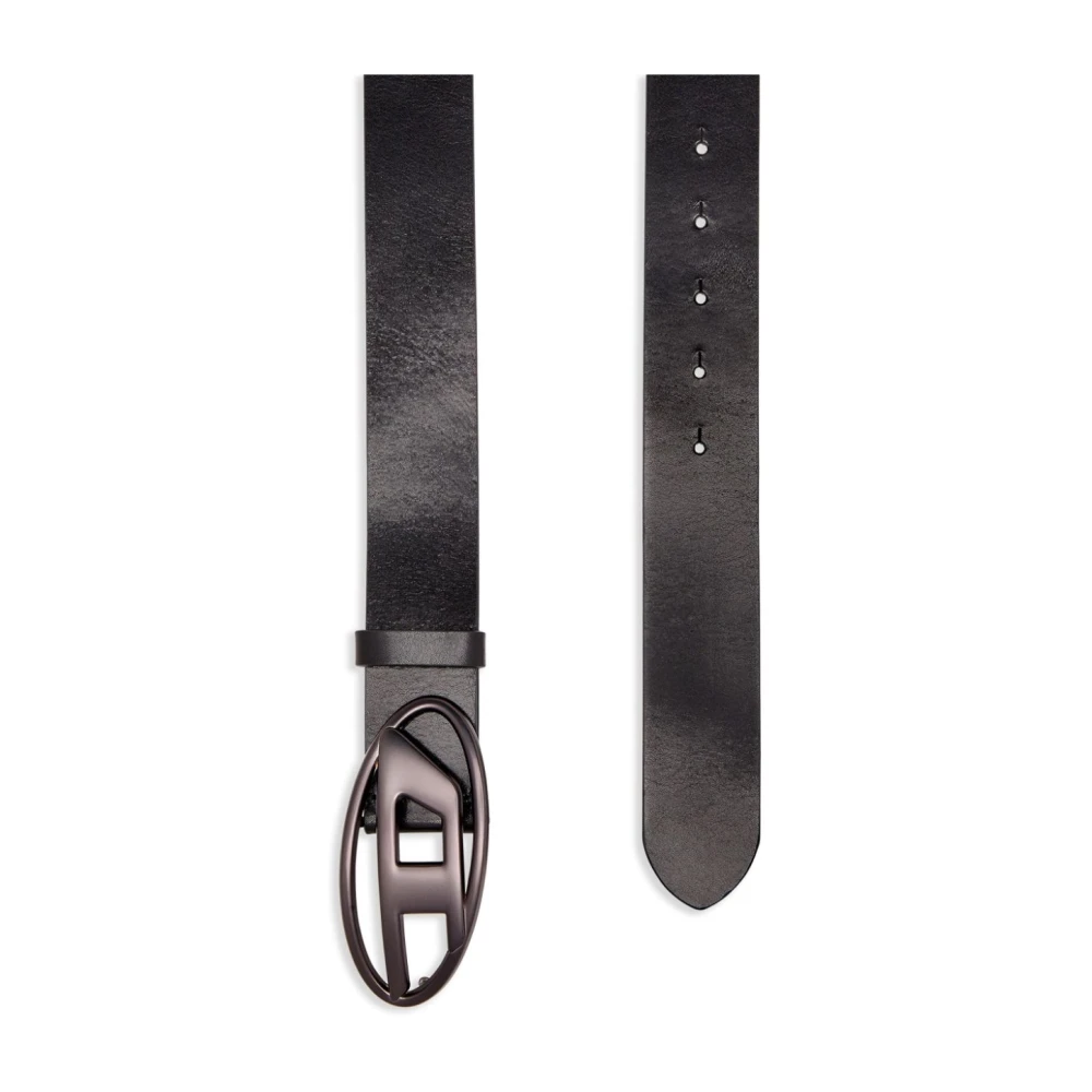 Diesel Stijlvolle Unisex Riem in Zwart Black Unisex