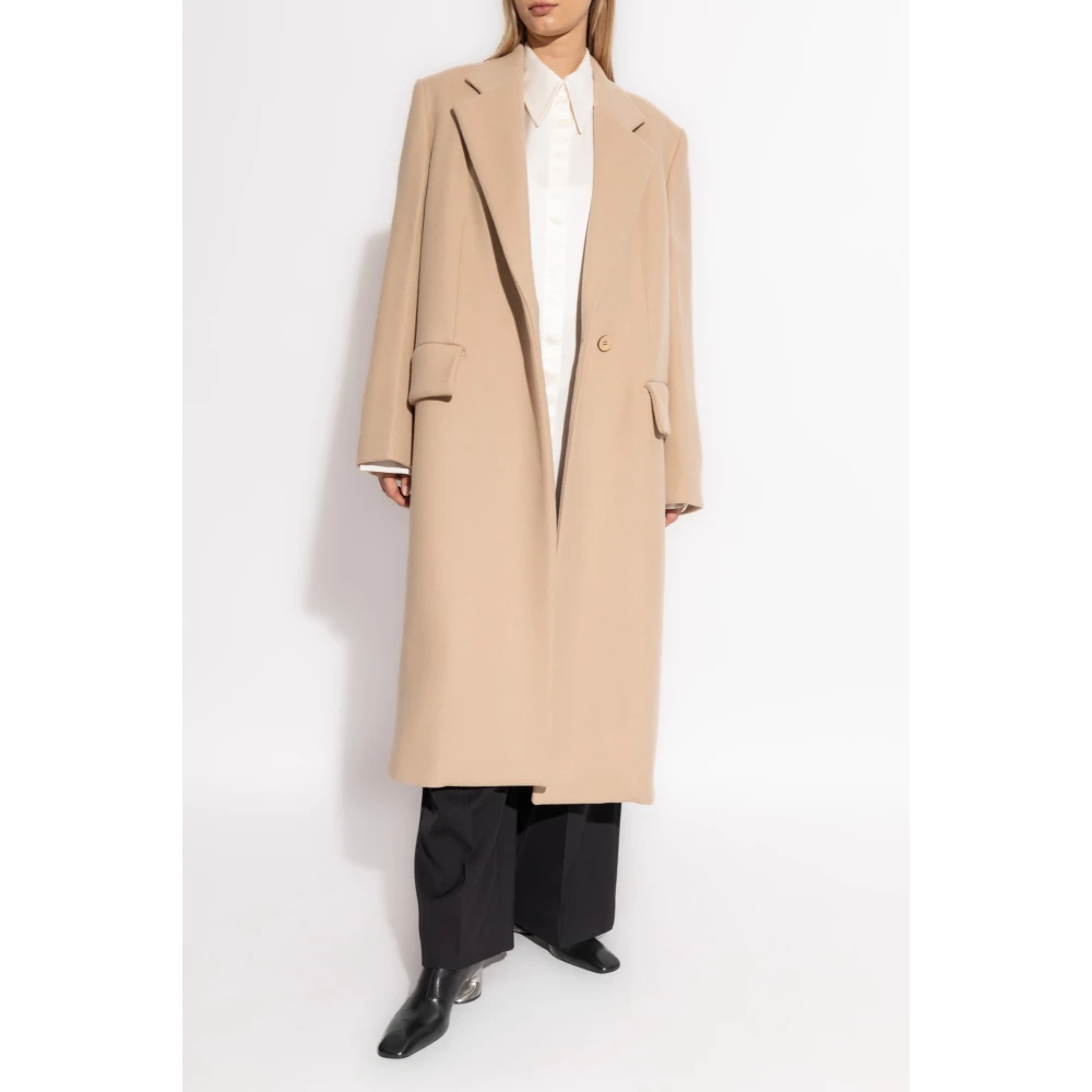 Jil Sander Wollen jas Beige Dames